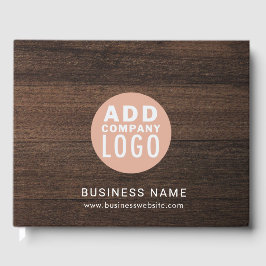 Libro De Visitas Visitantes de la empresa con logotipo de negocios 