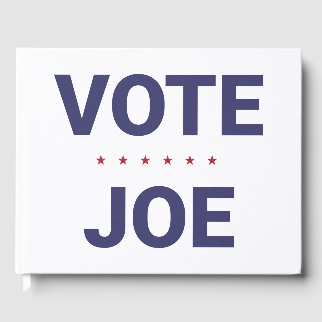 Libro De Visitas Vote Joe (elección de Estados Unidos 2020) (Anverso)