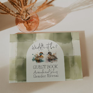 Libro De Visitas Waddle It Be Mallard Duck Gender Revee Guest Book
