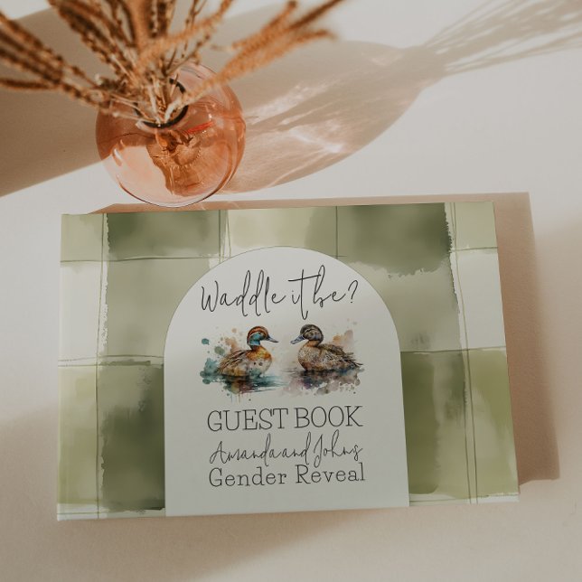 Libro De Visitas Waddle It Be Mallard Duck Gender Revee Guest Book (Subido por el creador)