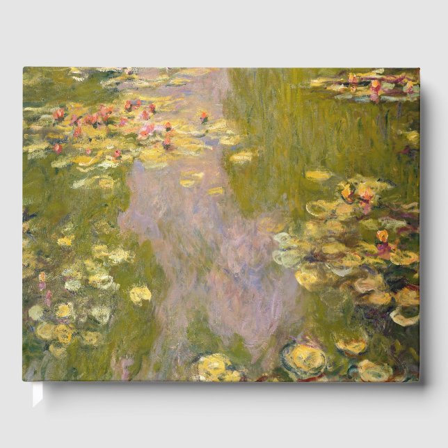 Libro De Visitas Water Lilies 1919 Claude Monet (Anverso)