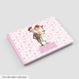 Libro De Visitas Watercolor Boda Couple Funny Guest book
