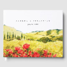 Watercolor Poppy Spring Wedding