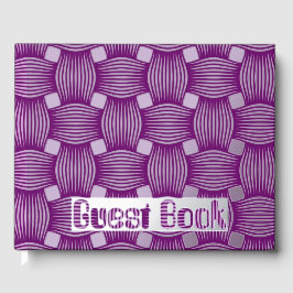 Libro De Visitas Weave Foil Guest Book