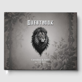 Libro De Visitas Wild Grace: impresionante retrato de un león