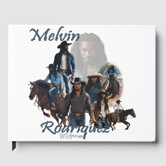 Libro De Visitas Wild Things Melvin Rodriguez Cover Art Guest Book (Anverso)