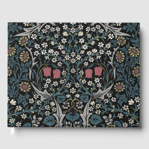 Libro De Visitas William Morris Blackthorn Floral Art Nouveau