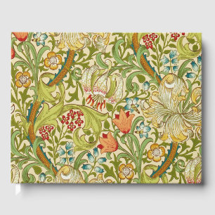 Libro De Visitas William Morris Golden Lily Vintage Pre-Raphaelite