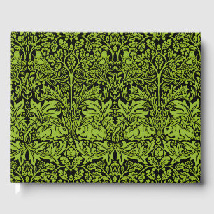 Libro De Visitas William Morris Hermano Conejo Verde Sabio Negro