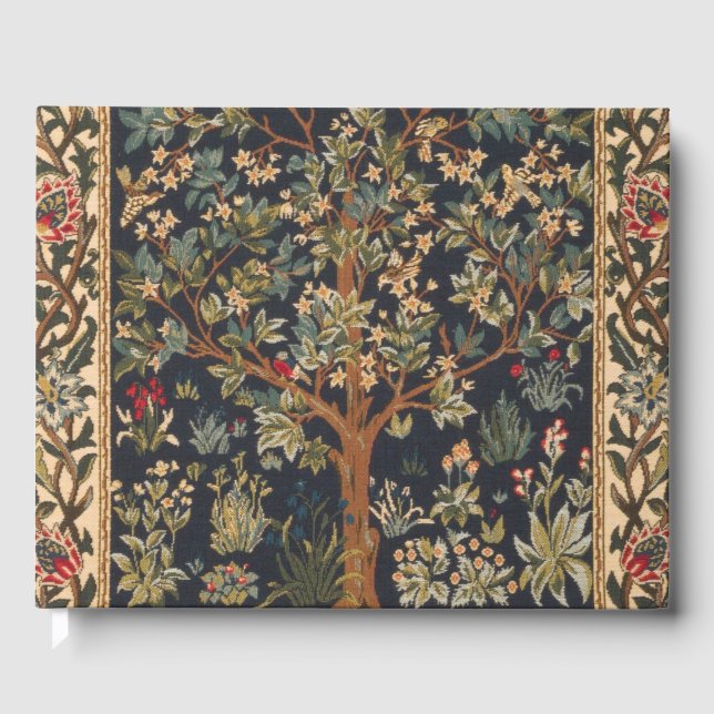 Libro De Visitas William Morris - Original De Árbol De Vida (Anverso)