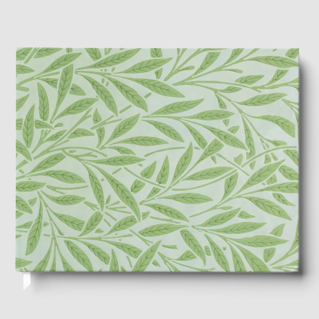 Libro De Visitas William Morris Willow Flower Classic (Anverso)