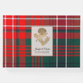 Libro De Visitas Wilson Plaid Thistle Boda Guest Book