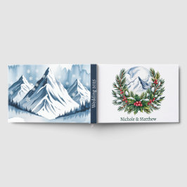 Libro De Visitas Winowy Pine Wreath Boda