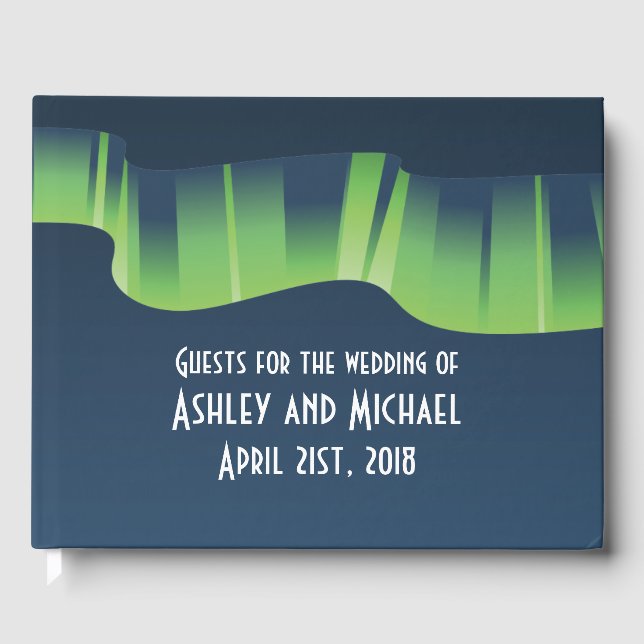 Libro De Visitas Winter Wonderland Auroras Guest Book (Anverso)