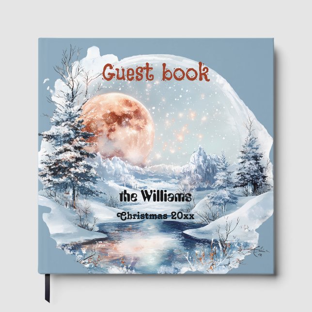 Libro De Visitas Winter Wonderland Navidades Guest Book (Anverso)