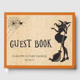 Libro De Visitas Witch Baby Shower Halloween
