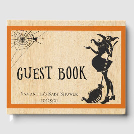 Libro De Visitas Witch Baby Shower Halloween