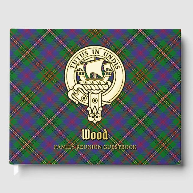 Libro De Visitas Wood Family Reunion Guest Book (Anverso)
