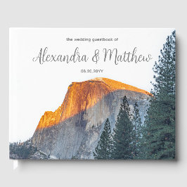 Libro De Visitas Yosemite Half Dome Sunset Boda Guest Book