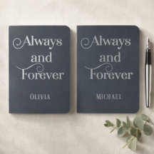 Libro de votos de boda del novio y la novia modern