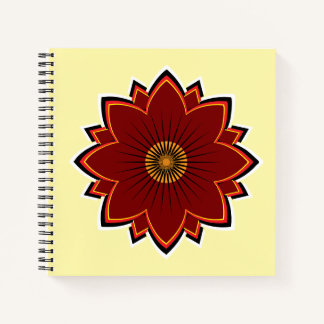Libro en espiral de flores - Diseño floral