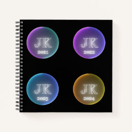 Libro espiral de cuatro años de JK