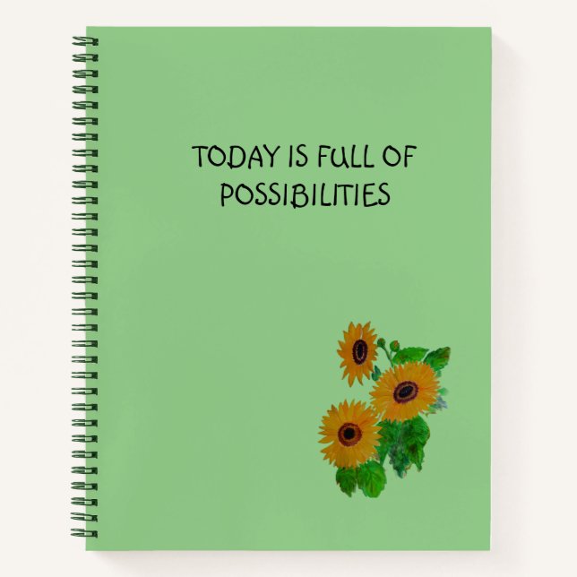 LIBRO ESPIRAL DE SUNFLOWER (Anverso)
