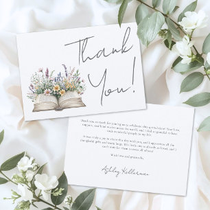 Libro Floral de Agradecimiento