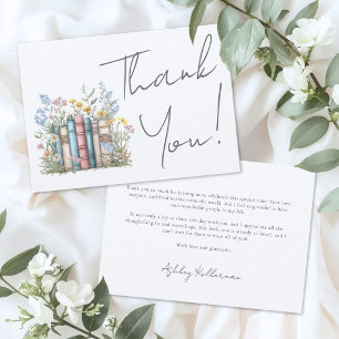 Libro Floral de Agradecimiento