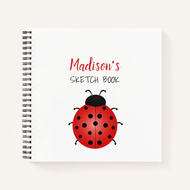 Libro Girly Red Black and White Sketch (Anverso)