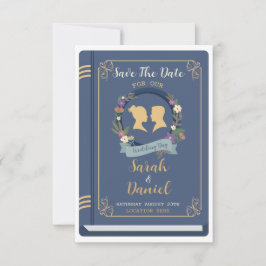 Libro Guardar Fecha Biblioteca Boda Invitaciones A