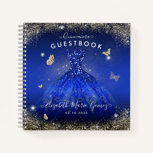 Libro Guestbook de Quinceanera (Anverso)