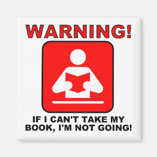 Libro Gusano Amante de los Libros Advertencia Imán