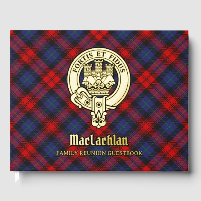 Libro invitado de la Reunión de la Familia MacLach (Anverso)