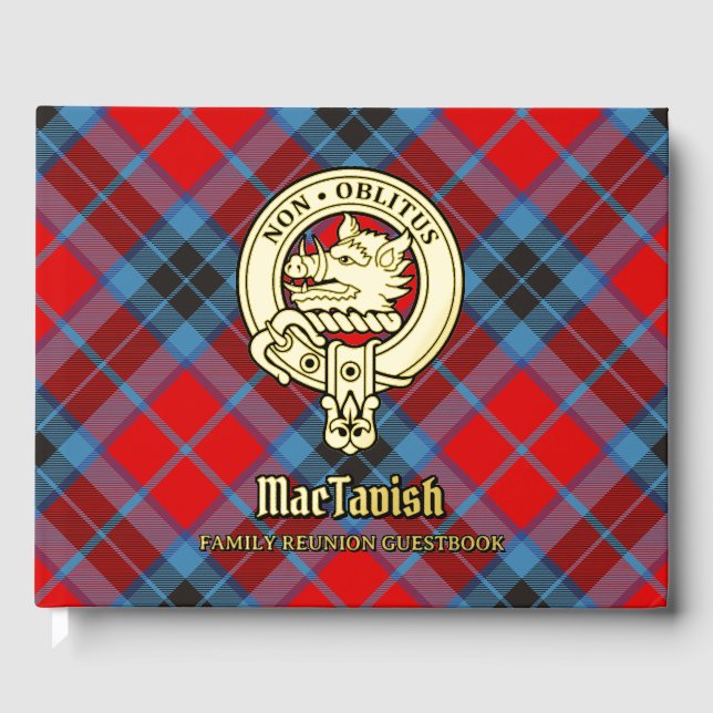 Libro invitado de la Reunión de la Familia MacTavi (Anverso)