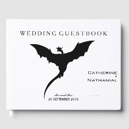 Libro Mínimo Moderno de Visitas al Boda Dragón Med