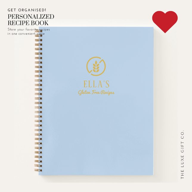 Libro moderno de recetas en blanco libre de gluten (Subido por el creador)