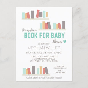 Libro Para Invitación de Baby Shower