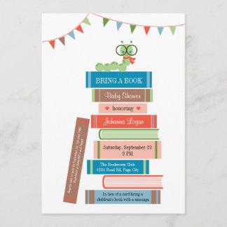 Libro para la invitación de Baby Shower