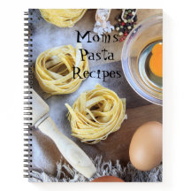 Libro personalizado de receta de pasta