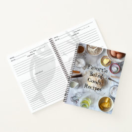 Libro personalizado de recetas de pan y hornear