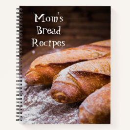 Libro personalizado de recetas de pan y hornear