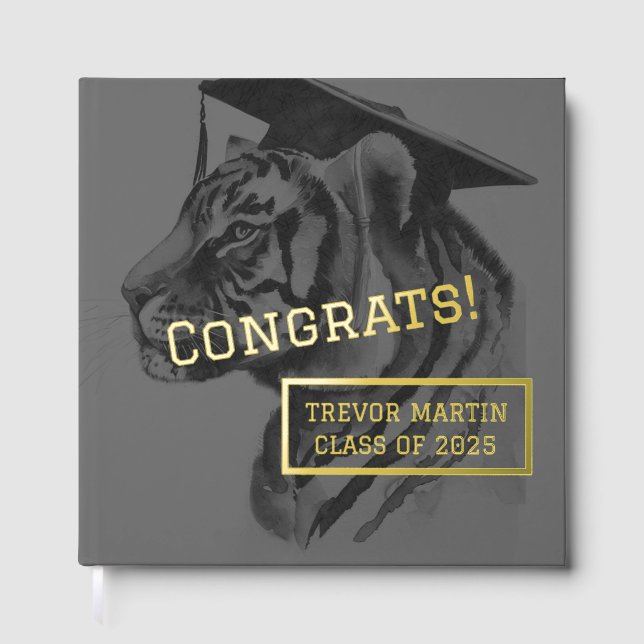 Libro único de invitados de la fiesta de graduació (Anverso)