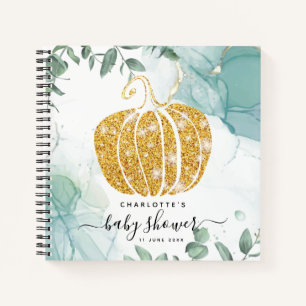 Libro Verde de Baby Shower sobre la Ropa de Calaba