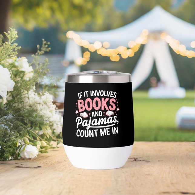 Libro y pijama divertido amante de los libros lect (Boda (girada))