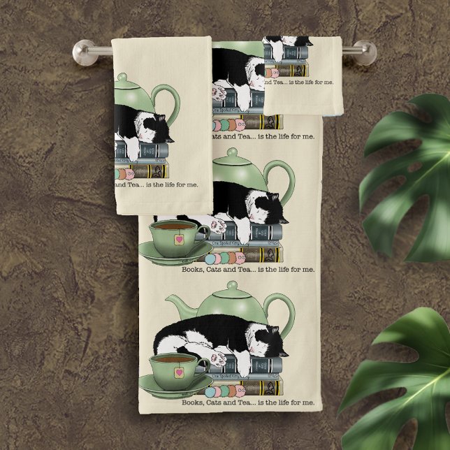 Libros Acogedores Gato Esmoquin Té Tetera Verde Li (Subido por el creador)