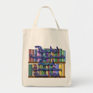 Libros ayudando a los introvertidos. Bolso de tela