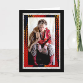 Libros, Café, Tarjeta de Año Nuevo Snowy