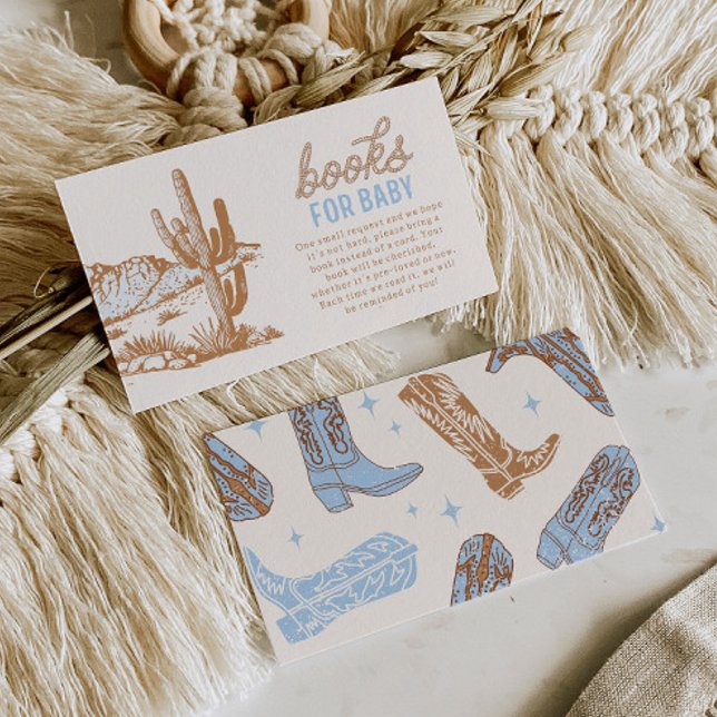 Libros de Baby Shower de Cowboy para tarjetas para (Subido por el creador)