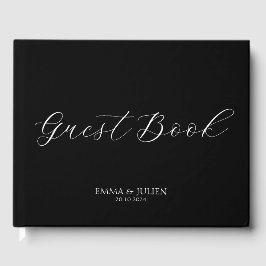Libros de boda blanco y negro clásicos